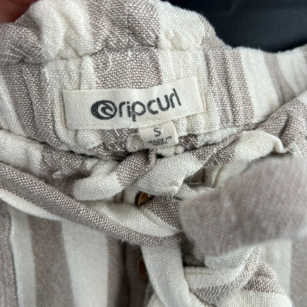 Ripcurl Ashore  striped beachy coastal granddaughter grandma‎ casual shorts S
